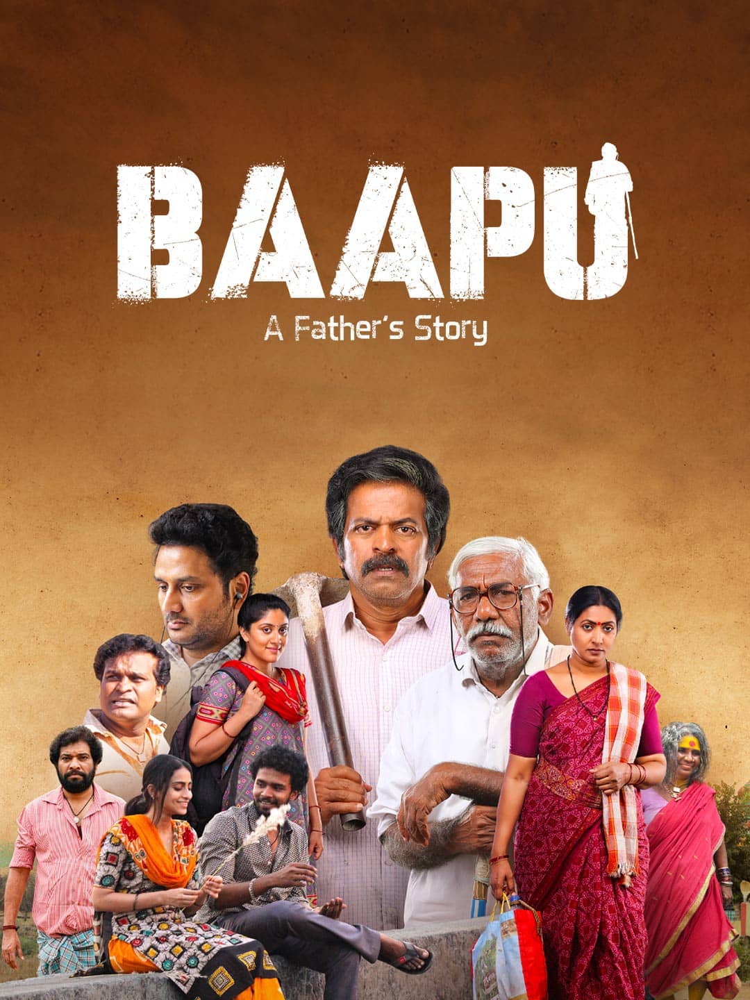 Baapu (A Fathers Story) (2025) (Hindi + Telugu) Dual Audio UnCut South Movie HD ESub