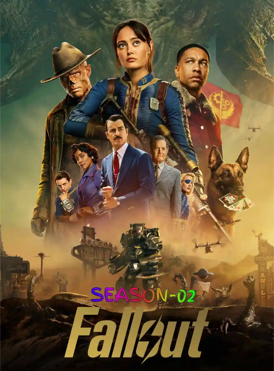 Fallout S02 (2026) (Hindi + English) Dual Audio Completed Web Series HEVC ESub